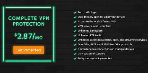 Предложение Cyber ​​Week (расширенное): 2 года Premium VPN за 69 долларов (2,87 доллара в месяц)