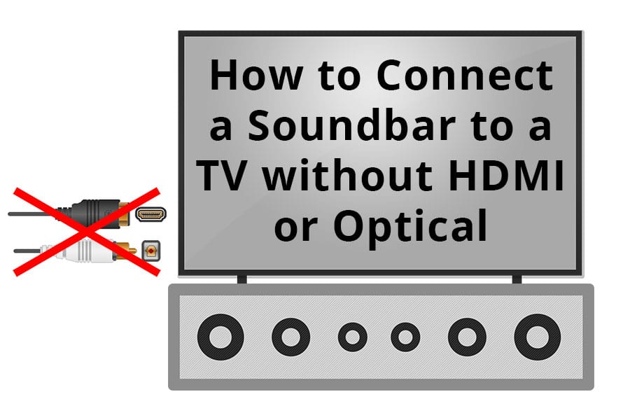Как подключить саундбар к телевизору без HDMI или оптического кабеля