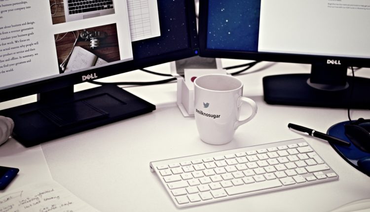 workstation, home office, computer