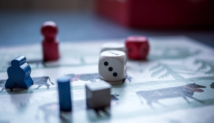 dice, game, pawn