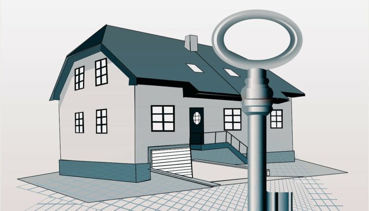 house, building, key