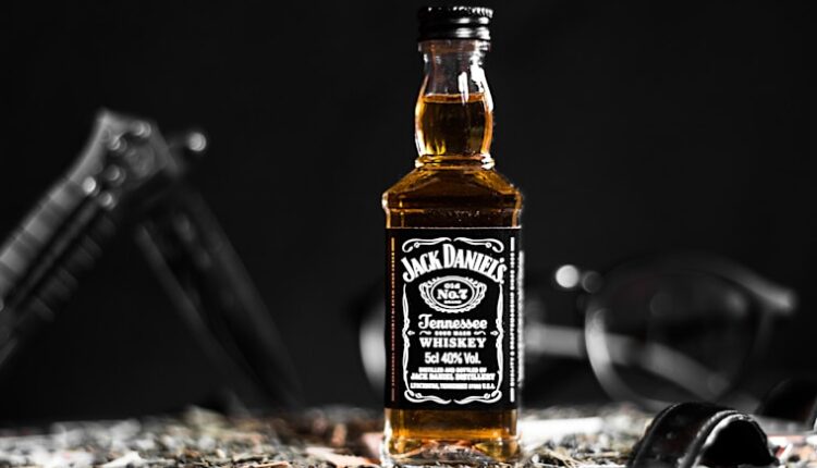 Jack Daniels Tennessee Whiskey bottle