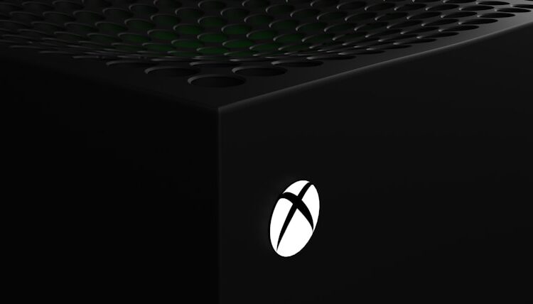 a close up of a black computer case