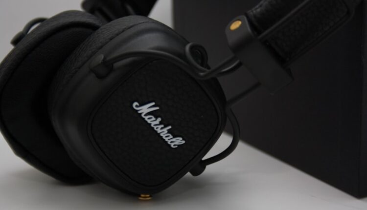 black sony headphones on white table